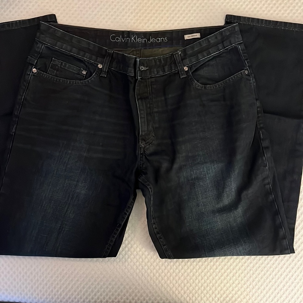 Calvin Klein Slim Straight Jeans for Men